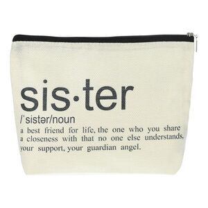Sister Makeup Gift Idea Presents Organizer Bag Travel Toiletry Bags